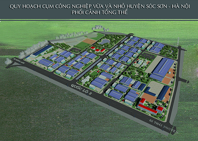 Dự án ĐTXD hạ tầng kỹ thuật Cụm công nghiệp vừa và nhỏ huyện Sóc Sơn