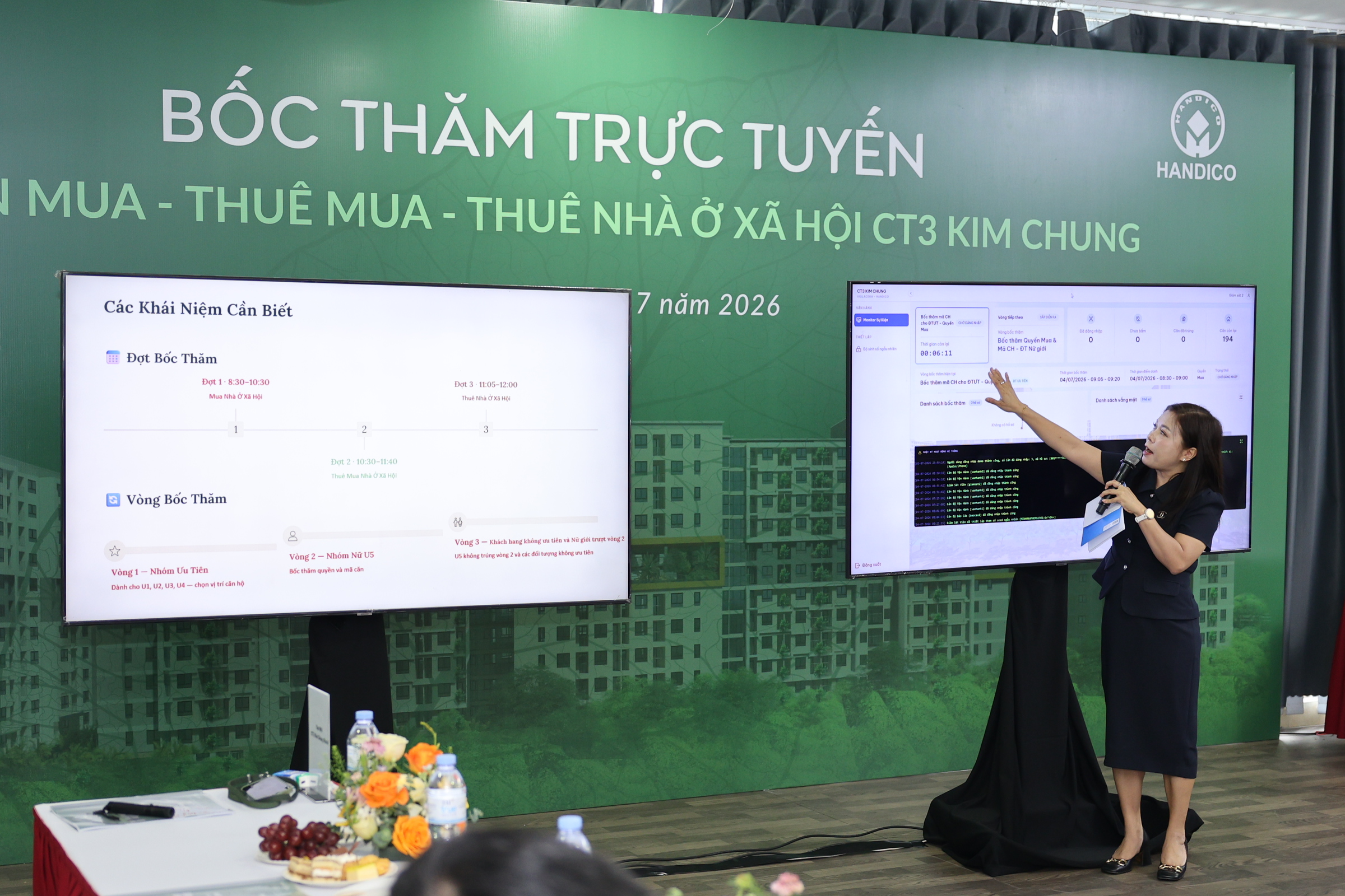 Dự án Nhà ở xã hội CT3 Kim Chung: Tổ chức thành công bốc thăm trực tuyến, đảm bảo khách quan, minh bạch